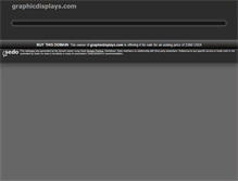 Tablet Screenshot of graphicdisplays.com